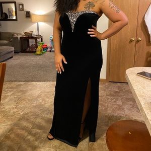 Long Black Evening Dress